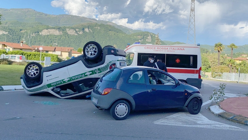 La scena dell'incidente