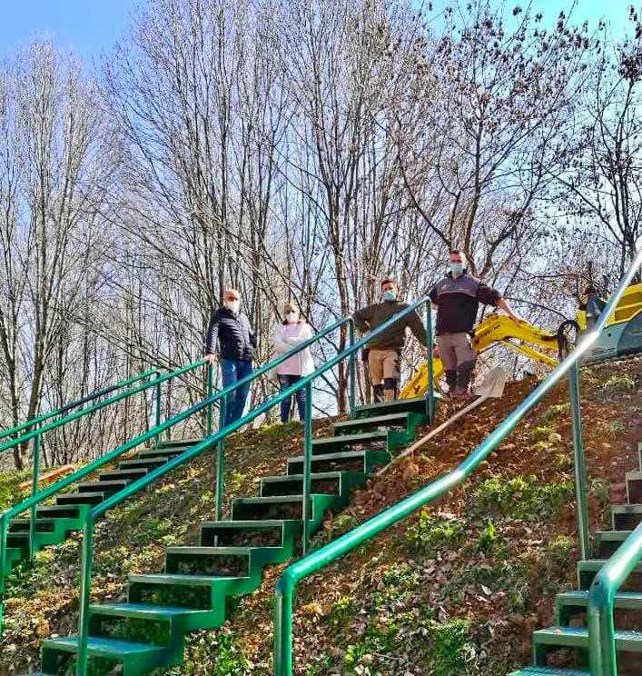 Mini trekking sull'argine: al via i lavori