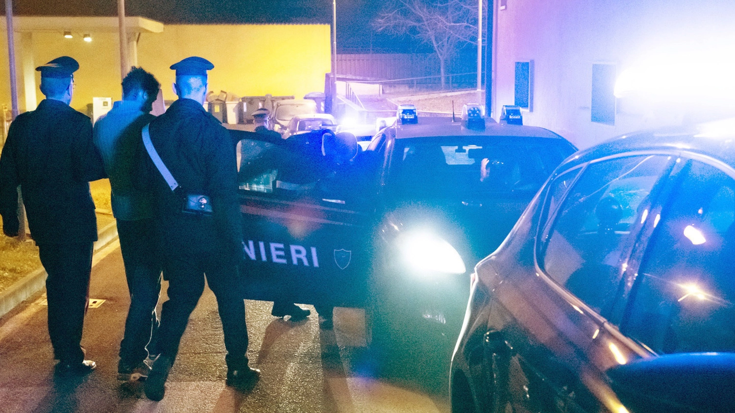 L'arresto da parte dei carabinieri (Archivio)