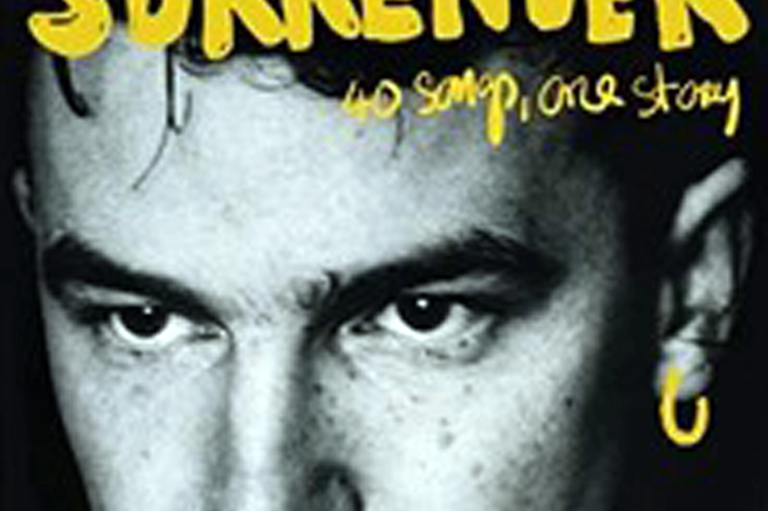 La copertina dell'autobiografia di Bono Vox, intitolata "Surrender"