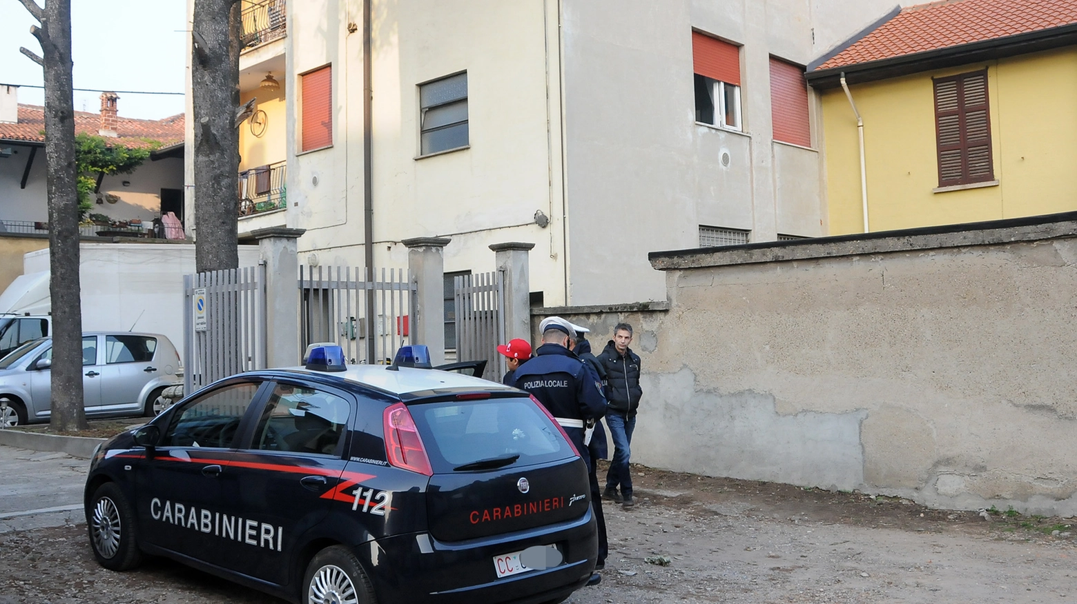 Sopralluogo dei carabinieri sul luogo dell'incidente (Studio Sally)