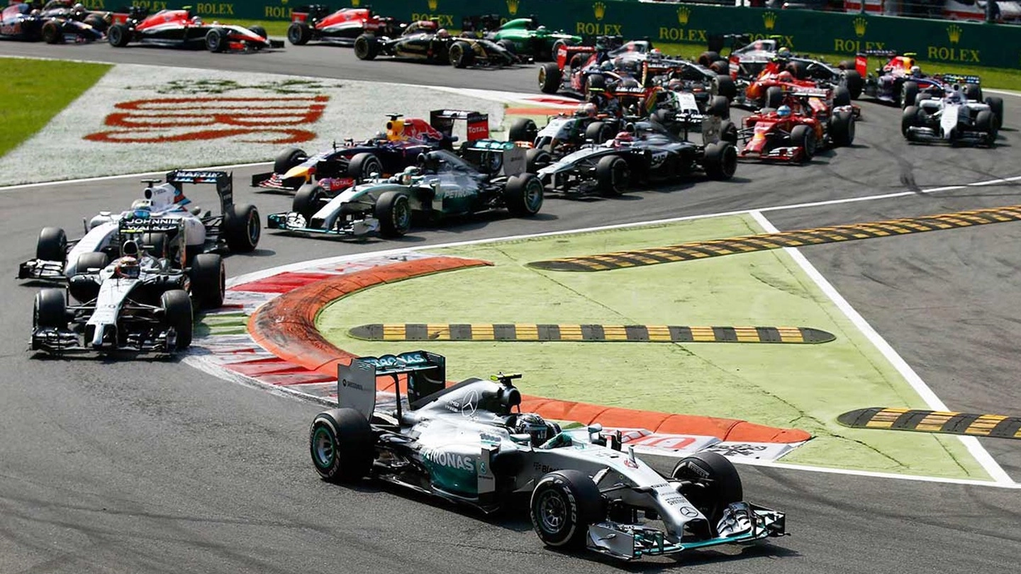 Le Formula 1 sulla pista di Monza