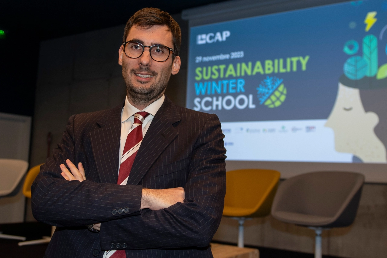 Yuri Santagostino, presidente del Gruppo CAP (Foto Fasani)