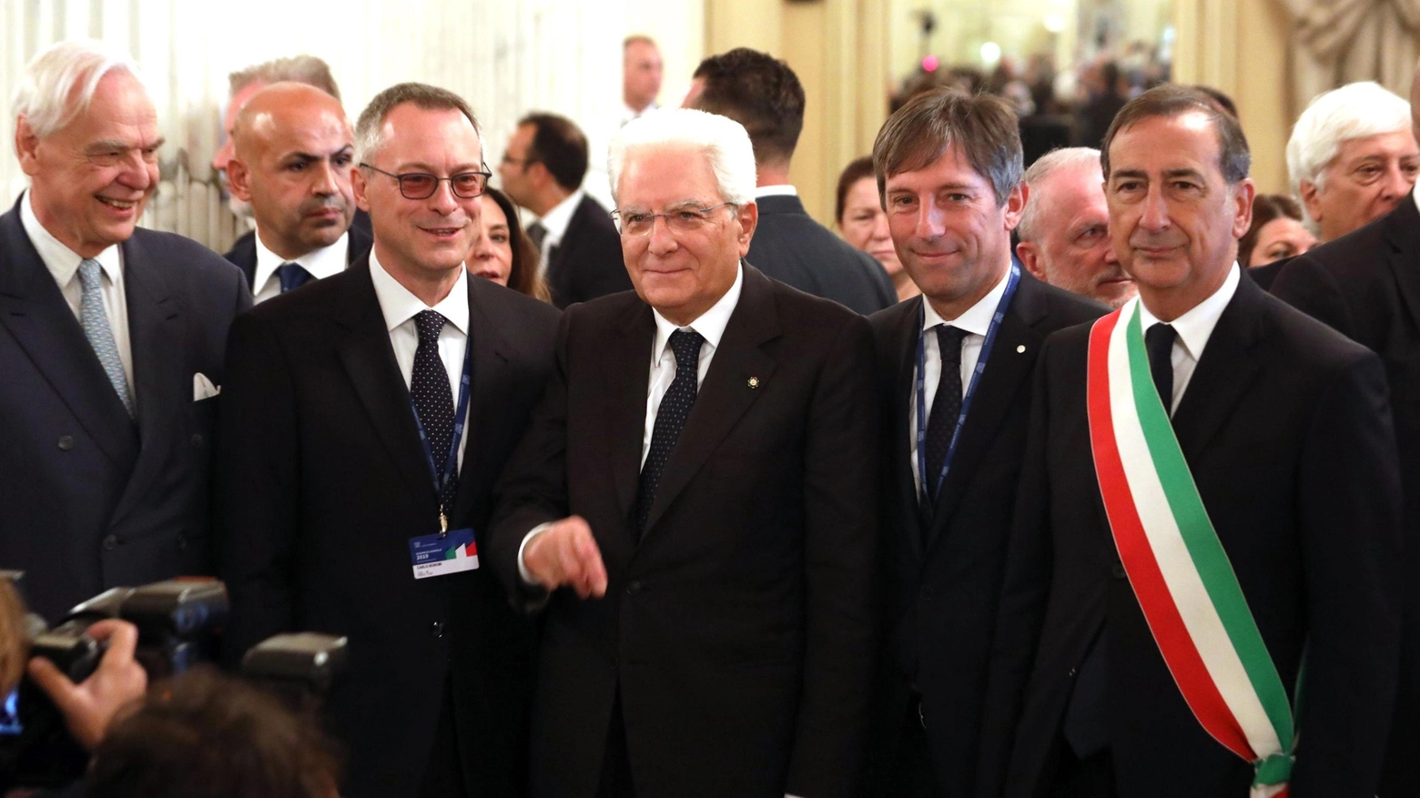 Il presidente Mattarella all'Assemblea Assolombarda