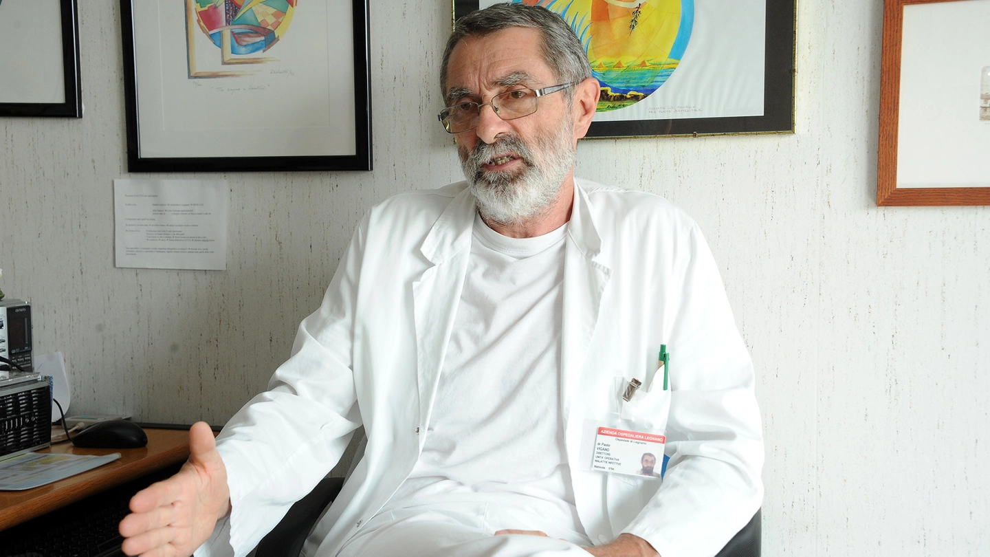 Paolo Viganò, primario del reparto di malattie infettive di Legnano