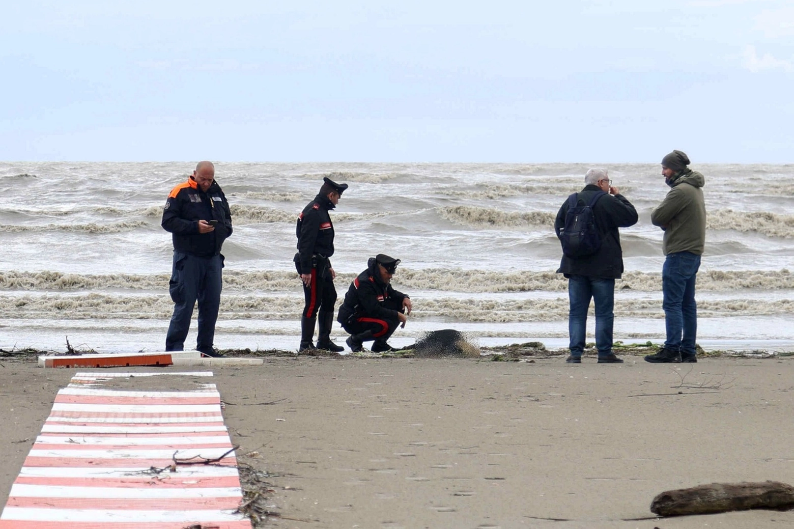 Palma Maraldi: travolta dalla piena a Ronta di Cesena, il corpo è stato trovato in spiaggia a Cesenatico (foto Ravaglia)