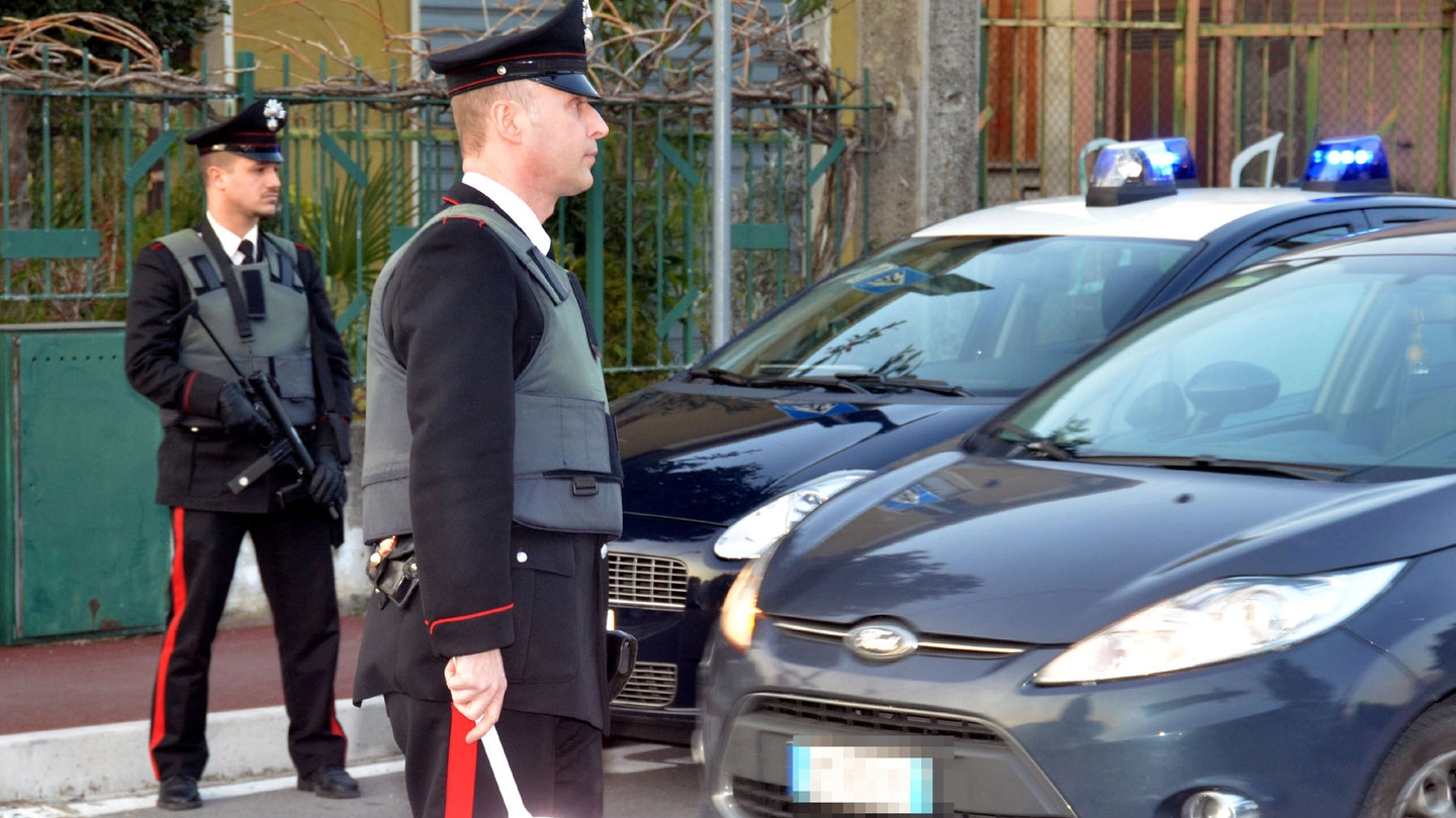 I carabinieri durante i controlli nel Lecchese