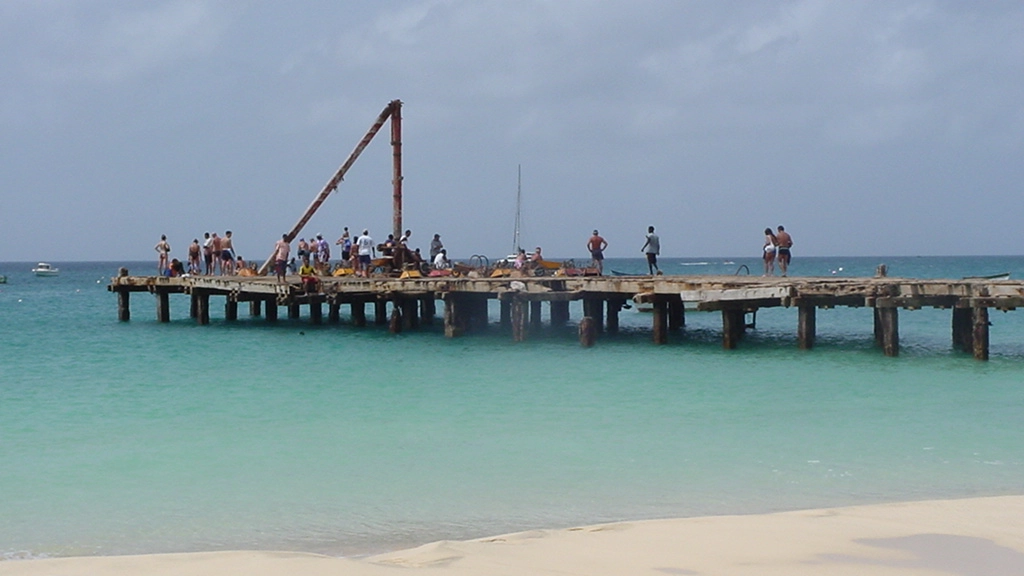 Una spiaggia di Capo Verde