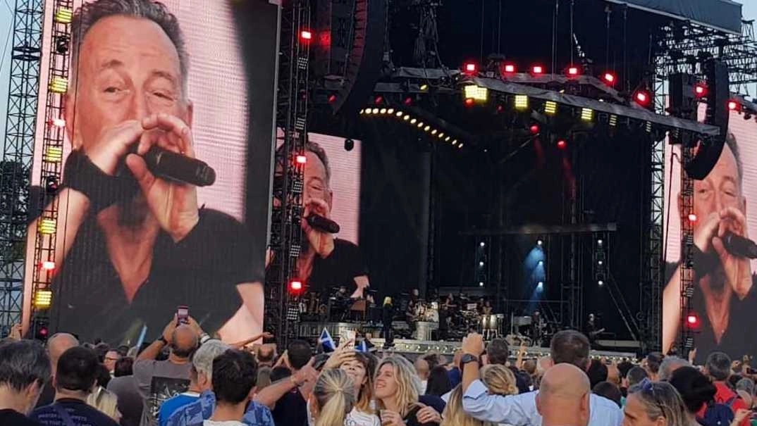 Il concerto del Boss a Monza Il concerto del Boss a Monza