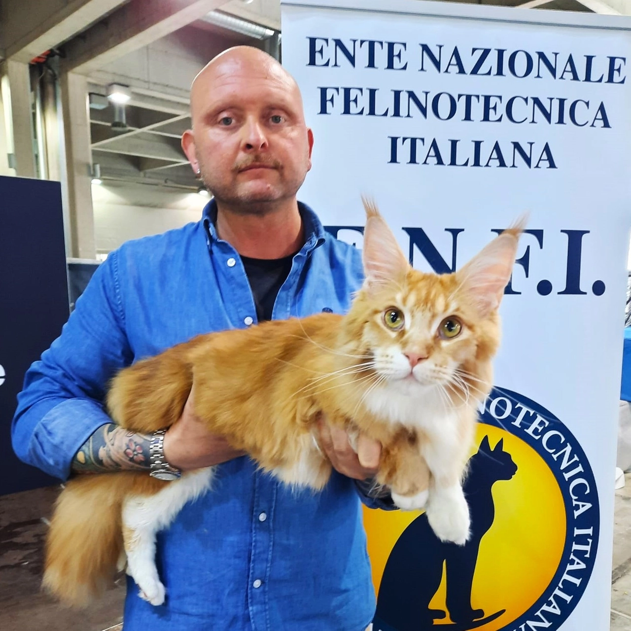 Stefano Tomasoni con Leonardo