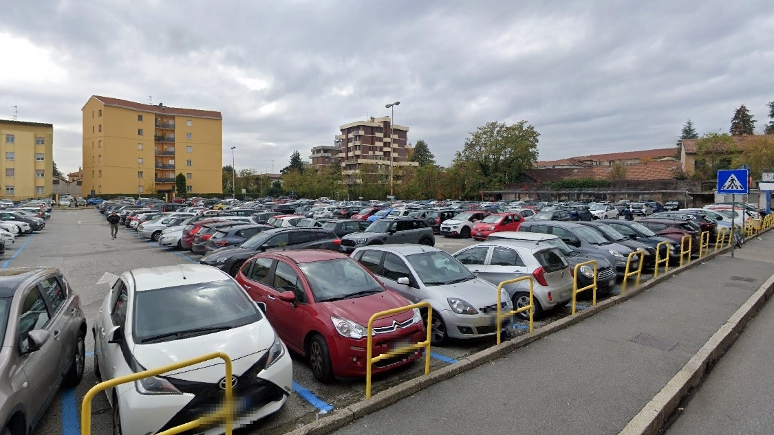 Il parcheggio di via Pastori a Gallarate