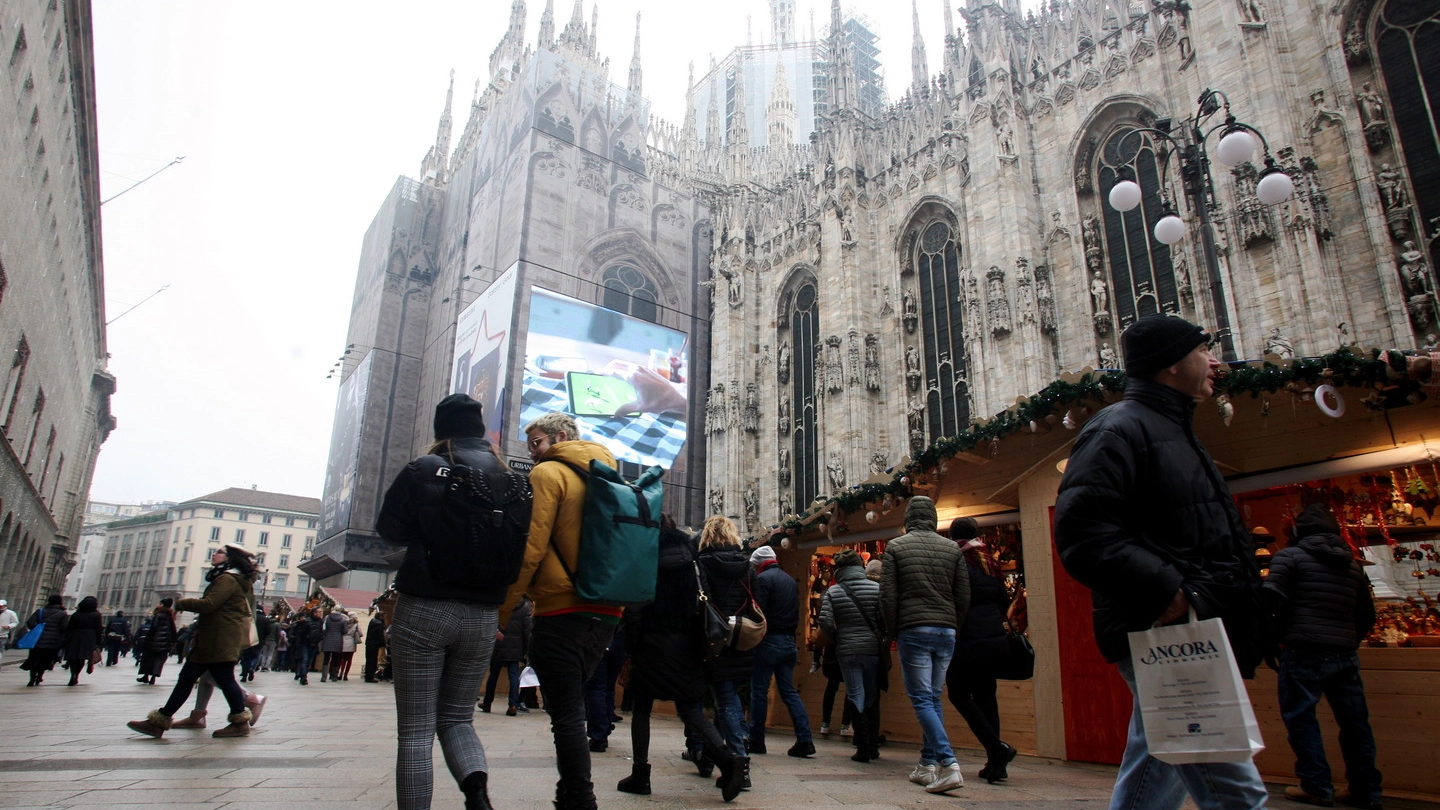 Mercatino di Natale intorno al Duomo di Milano