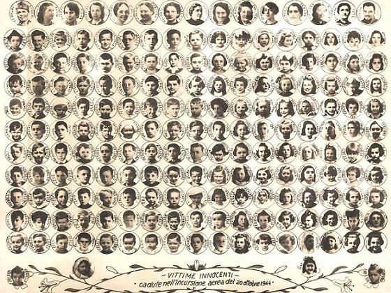 Le vittime della strage del 20 ottobre 1944