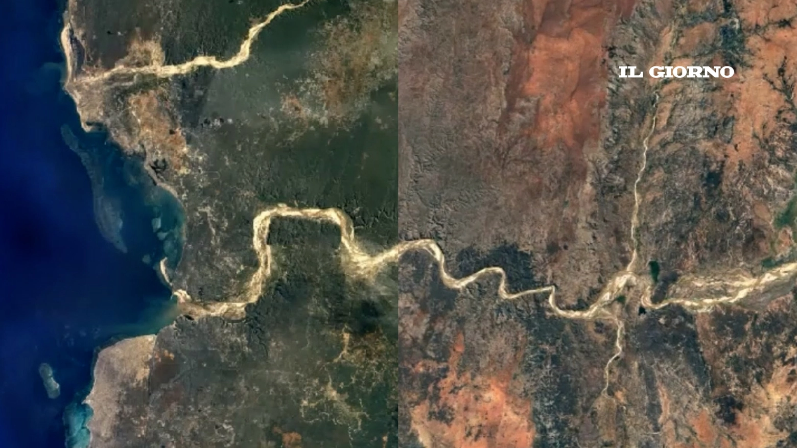 Foto satellitari provenienti da Google Earth Timelapse
