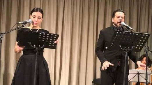Marta Ossoli e Mino Manni, protagonisti dello spettacolo