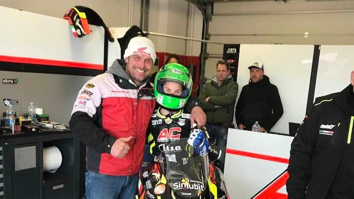 Trionfo a Misano Adriatico nella Pre Moto 3 per il giovane talento (classe 2008) del motociclismo