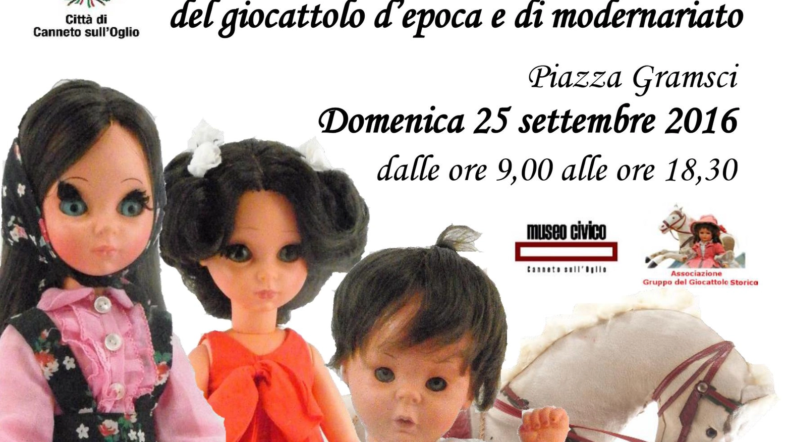 L'appuntamento con la 23esima edizione è per domenica 25 settembre. Il giorno prima, ci sarà Il paese dei balocchi, momento dedicato a bambini e ragazzi