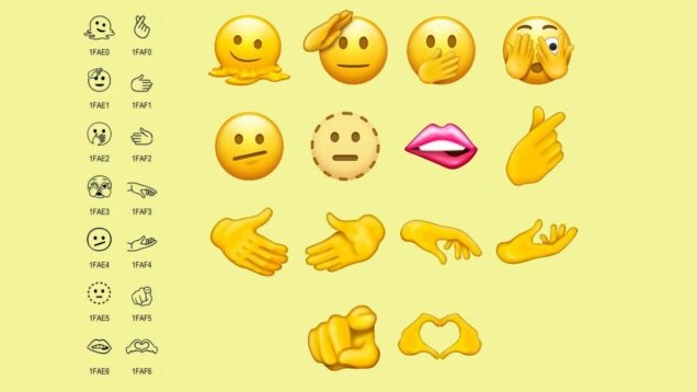 Alcune delle nuove emoji comparse su Whatsapp (da internet)