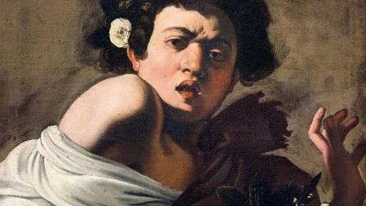 "Ragazzo morso da un ramarro" di Caravaggio