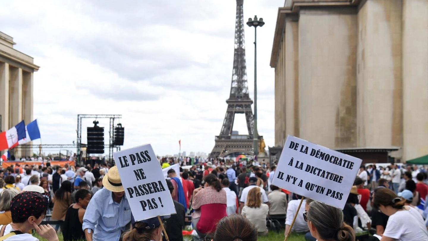 La manifestazione a Parigi