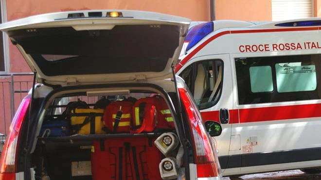 Un'ambulanza