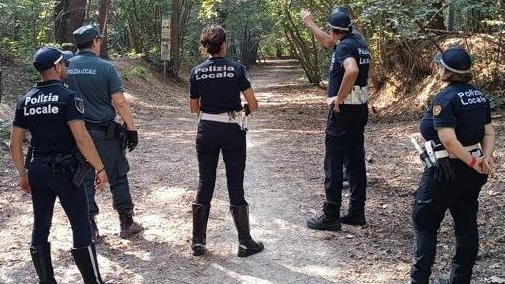Blitz nel bosco della droga Blitz nel bosco della droga