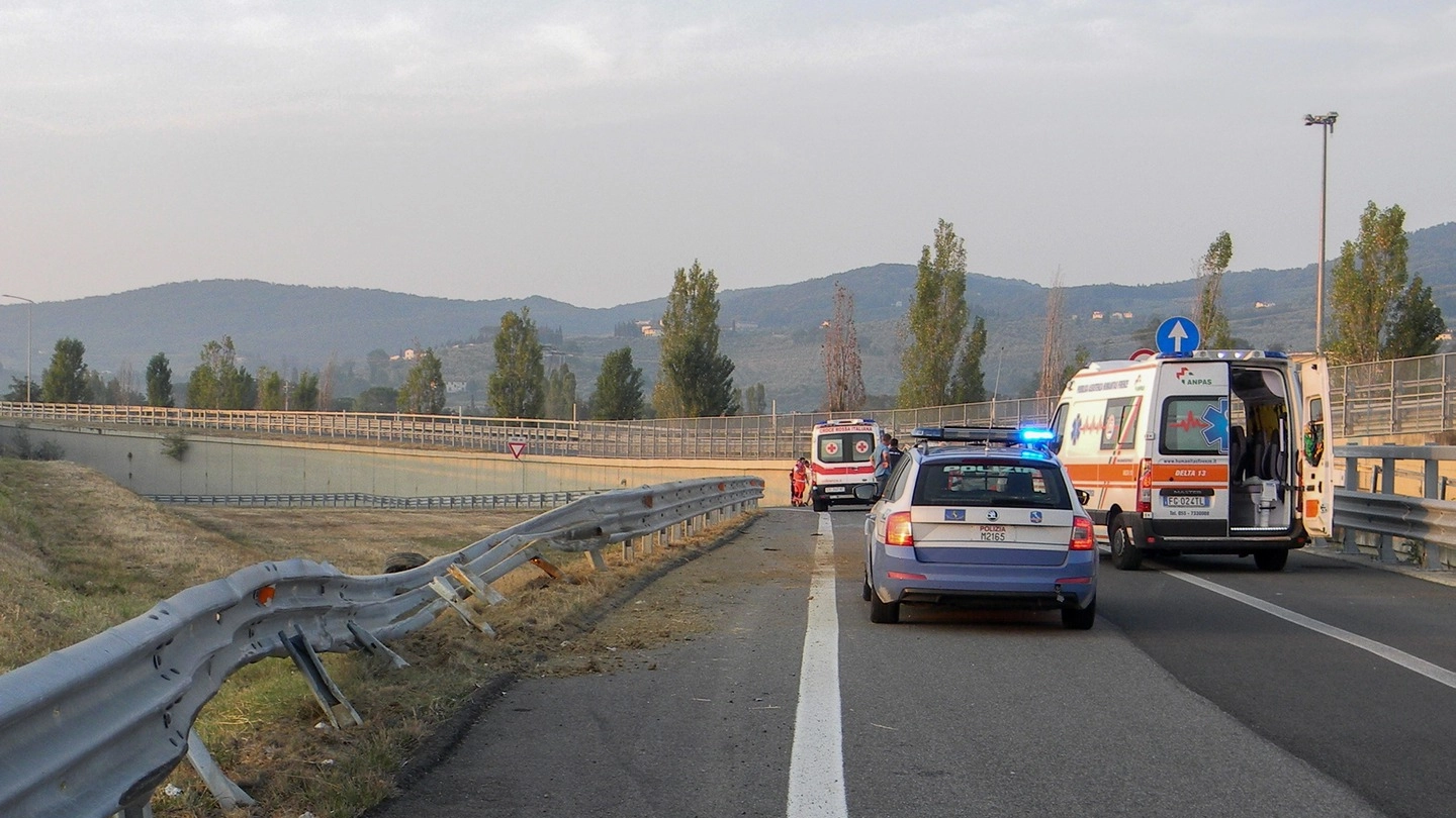 Incidente mortale in autostrada in una foto d'archivio (fotocronache Germogli)