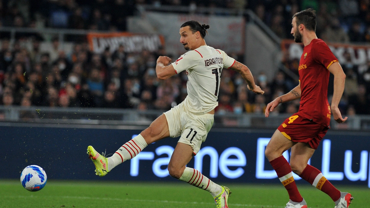 Ibrahimovic straripante contro la Roma