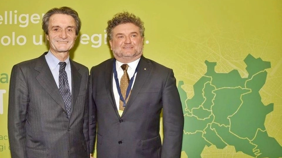 Attilio Fontana e Alessandro Mattinzoli
