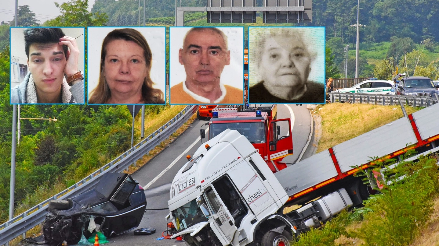Le vittime: Marco Dall'Angelo, Gilda Campagnani, Cristiano Cesaro e Luciana Groppi