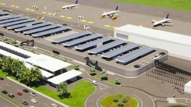 Orio al serio, rendering aeroporto