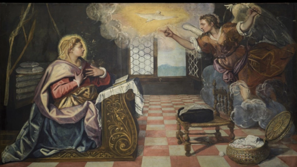 L'Annunciazione del Doge Grimani dipinta da Tintoretto