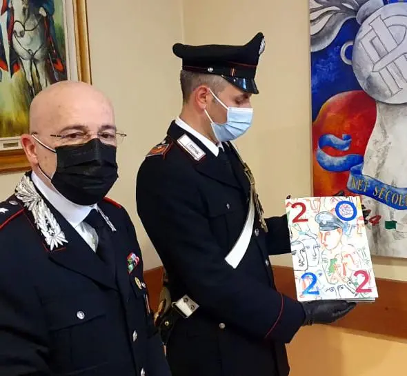 Il calendario dell’Arma arriva anche in provincia