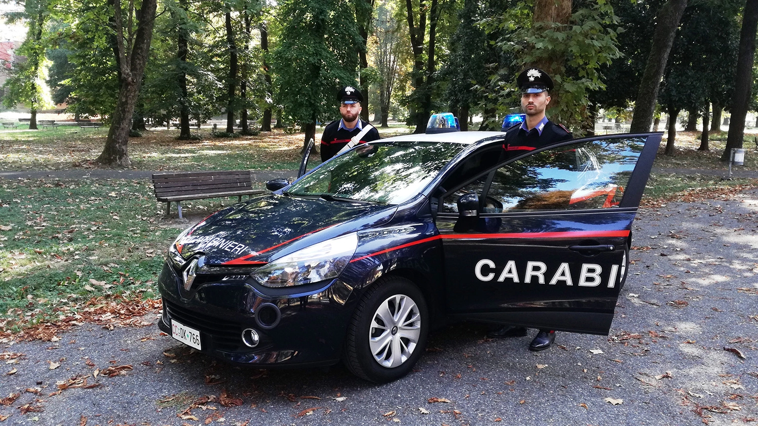 I carabinieri  nei parchi di Lodi