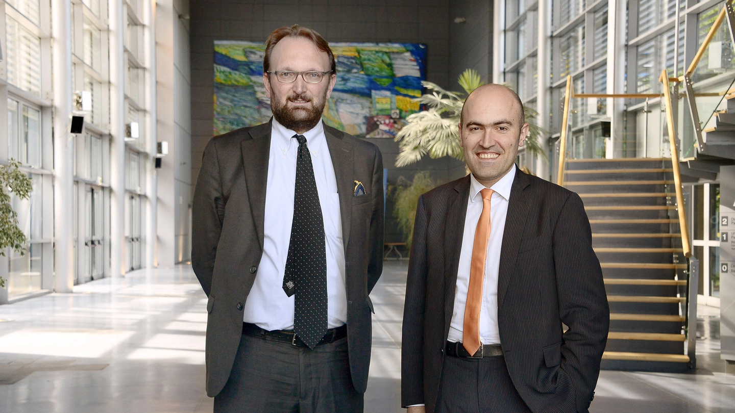 Caresana, presidente del Consorzio Lodi Export, e a destra il direttore Fabio Milella