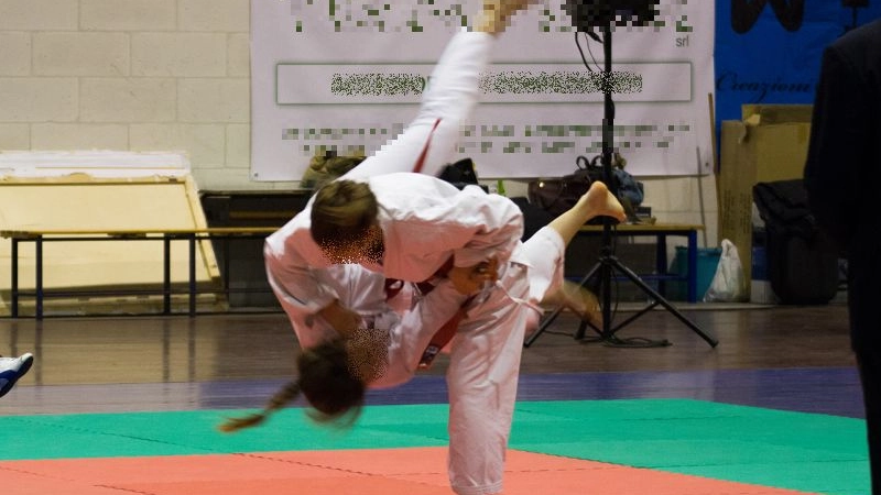 Un combattimento di Ju Jitsu