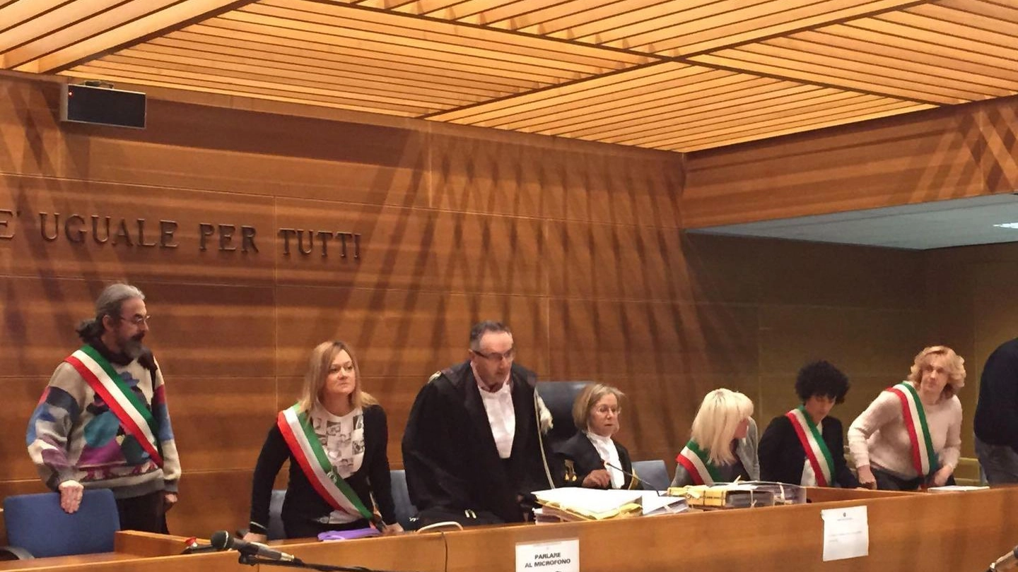 I giudici della Corte d'Assise di Udine