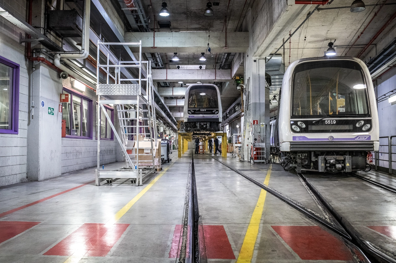 Il deposito della nuova metropolitana in funzione a Copenhagen