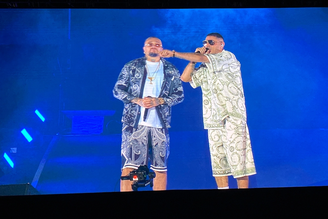 Marracash e Guè al Marrageddon