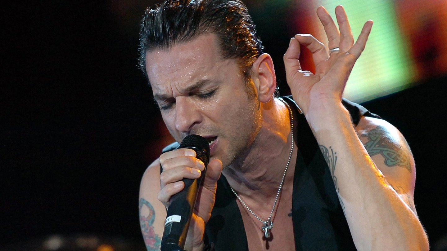 Dave Gahan, leader dei Depeche Mode, per la terza volta a San Siro