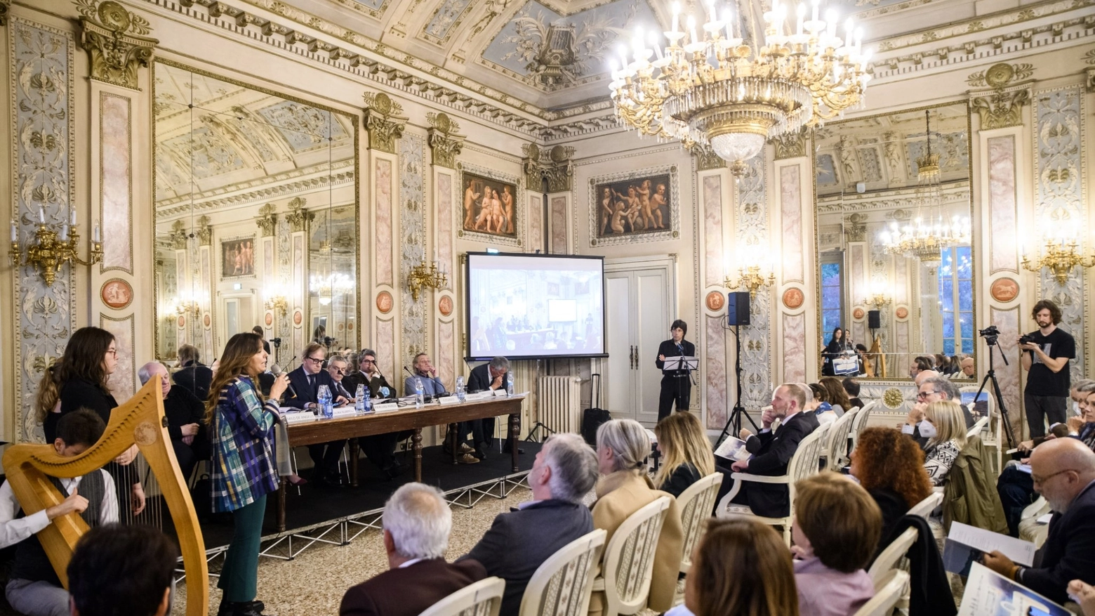 L'ultima premiazione nella Sala Bianca