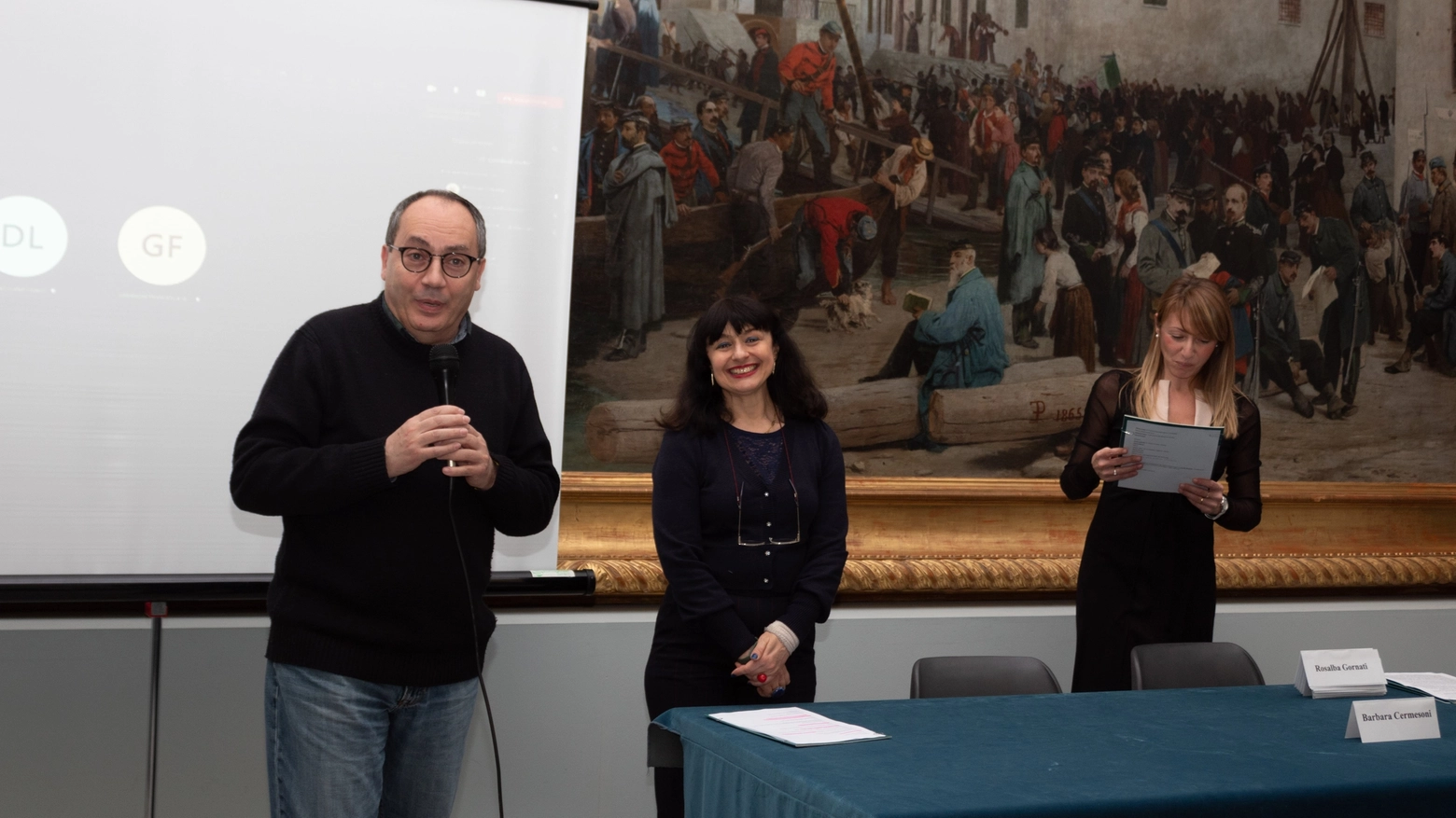 L'equipe guidata dal professor Valdatta L'equipe guidata dal professor Valdatta
