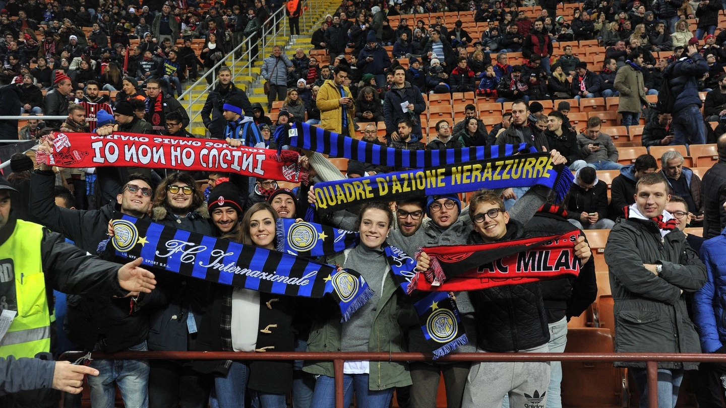 Il derby Milan-Inter (Newpress)