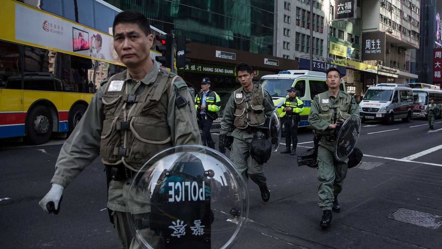 Agenti di polizia di Hong Kong