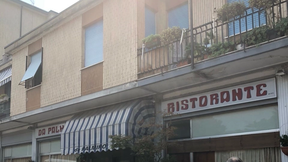 L'ex ristorante Palmiro in via del Riale, oggi chiuso
