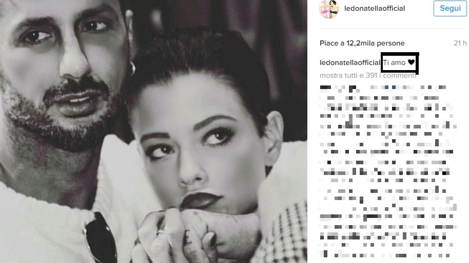 Silvia Provvedi su Instagram: dedica d'amore a Fabrizio Corona