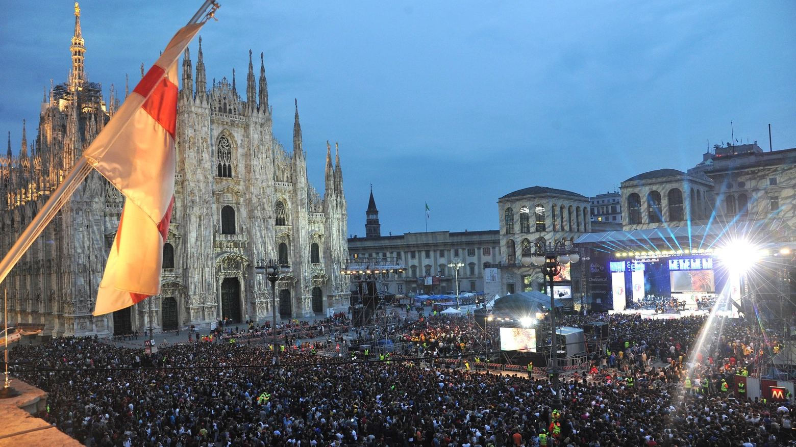 Radio Italia Live, concerto in piazza Duomo in una foto di una passata edizione