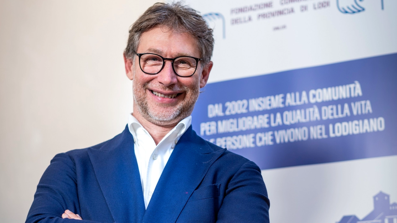 Mauro Parazzi presidente della Fondazione Comunitaria di Lodi che finanzia l'asilo