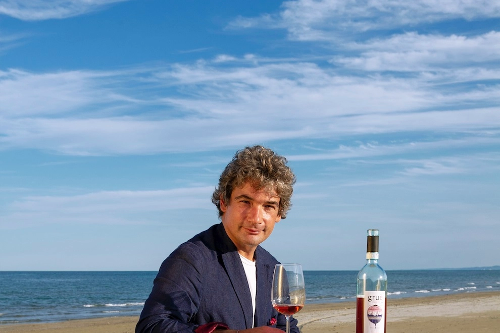 Il Gruè Cerasuolo con il suo produttore, Enrico Cerulli Irelli