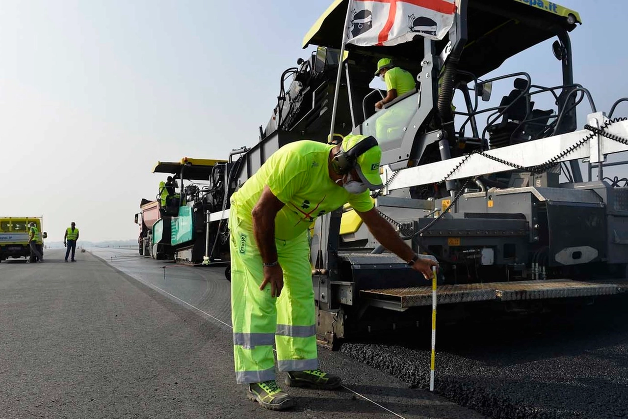 Cantiere aeroporto Linate (Newpress)